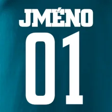 Fotbalový dres - vlastní jméno a číslo
