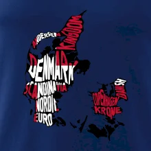 Mapy - názvy měst - Dánsko