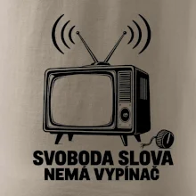 Svoboda slova nemá vypínač retro televize
