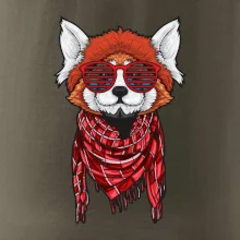 Červená panda hipster