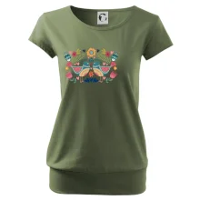 Folklor - dva barevní ptáčci