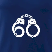 Narozeninové tričko pro policajta - pouta 60