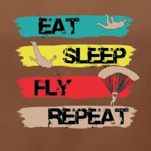 Eat Sleep Fly Repeat Paragliding