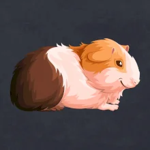 Morče - kreslené z boku