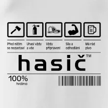 Čárový kód - Hasič