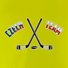 Czech team - hokejky a puk