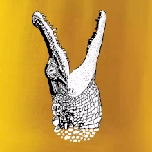 Krokodýl kreslený (Pecka design)