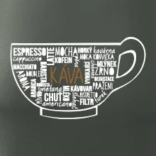 Káva - hrníček názvy