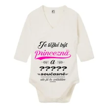 Je těžké být princezna - vlastní nápis
