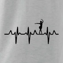 EKG tanečnice salsy