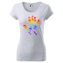 LGBT hand print