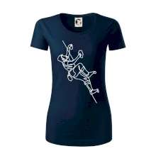 Lezecká stěna jedním tahem