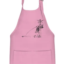 Kreslený rybář na pařezu