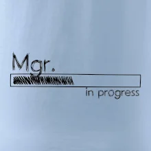 In progress titul Mgr.  magistr / magistra