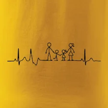 EKG rodina - kluk holka