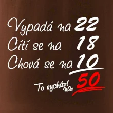 Vypadá, cítí se, chová se - 50 let