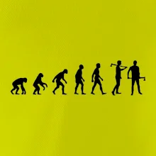 Evoluce dřevorubec - sekera