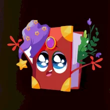 Kreslená kniha kouzelná