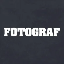 Novinář nápis - Fotograf