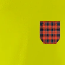 Flanelové triko červené