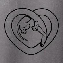 Jezevčík srdce - obrys