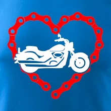 Moto srdce řetěz - chopper