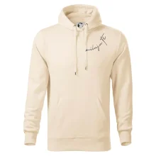 Mikina miluju tě s datumem na rukávu