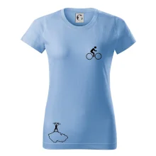 Mapa ČR + kolo na prsu