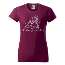 Kajak na vodě jedním tahem