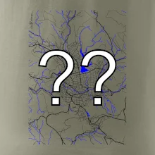 Vaše město - Mapa s vodními toky Vaše město - Mapa s vodními toky