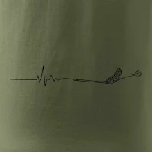 Florbalové EKG s florbalkou a míčkem