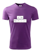 Vlastní nápis - periodická tabulka