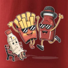 Souboj o hranolky kečup tatarka