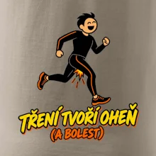Běžecké tření tvoří oheň