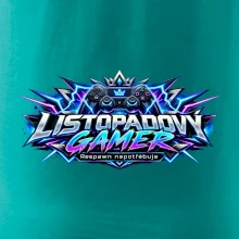 Listopadový gamer s neonovým herním ovladačem