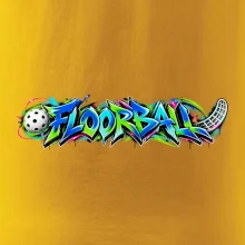 Florbalové graffiti v neonových barvách