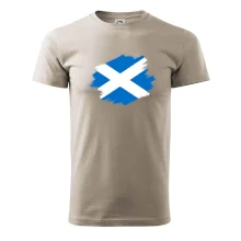 Skotská vlajka kreslená štetcem