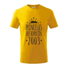 Princesses are born in 2003