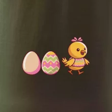 Evoluce vajíčka - velikonoce - kuře