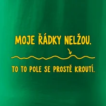 Moje řádky nelžou křivé polní brázdy