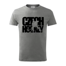 Czech hockey - nápis s hokejistou - Mistrovství světa v ledním hokeji 2026