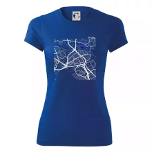 Praha - 14100 mapa s vodními toky