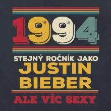 1994 stejný ročník jako Justin Bieber