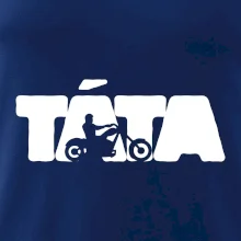 Táta nápis - motorka chopper