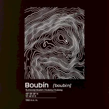 Boubín - vrstevnice v obdélníku