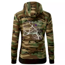 Praha - 14100 mapa s vodními toky