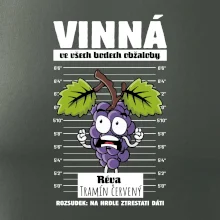 Vinná réva odsouzena Tramín červený