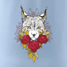 Rys s červenými růžemi  (Pecka design)