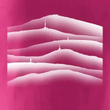 Stínované siluety Českých hor