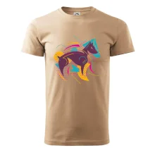 Pes abstrakce hubený